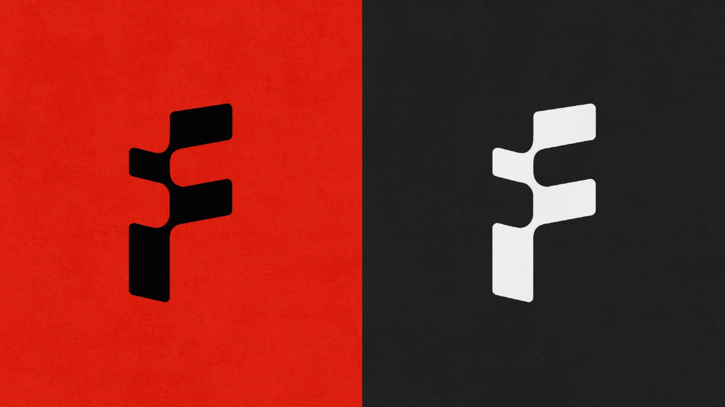 Isotipo IF en rojo y negro